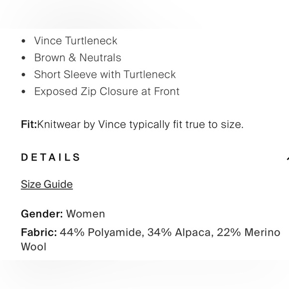 VGUC Vince long 2 way zip front soft chunky knit high neck sleeveless cardigan - Picture 9 of 9